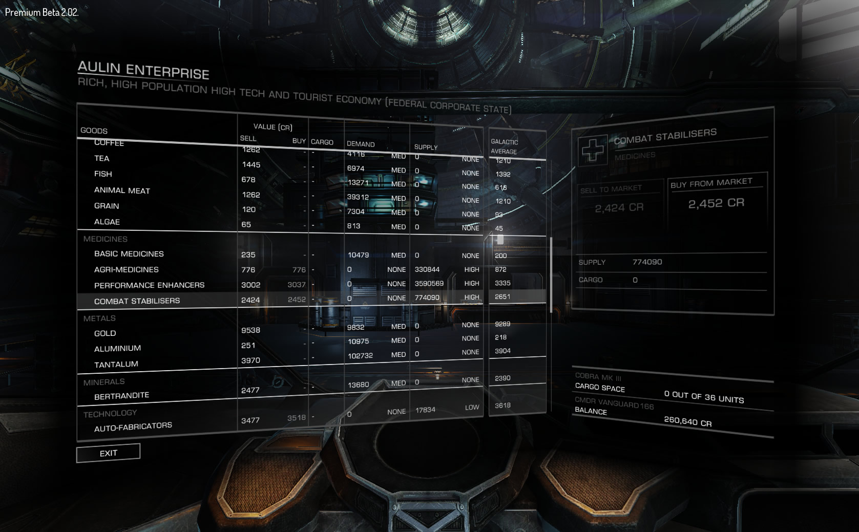 Elite Dangerous Und das "Geld verdienen" Phinphins.de