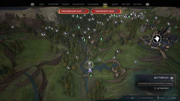 Map Hogwarts Legacy